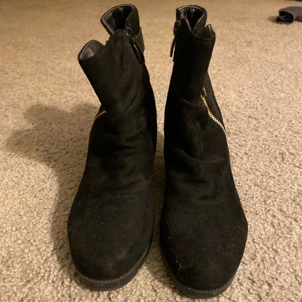 hidden wedge ugg style boots